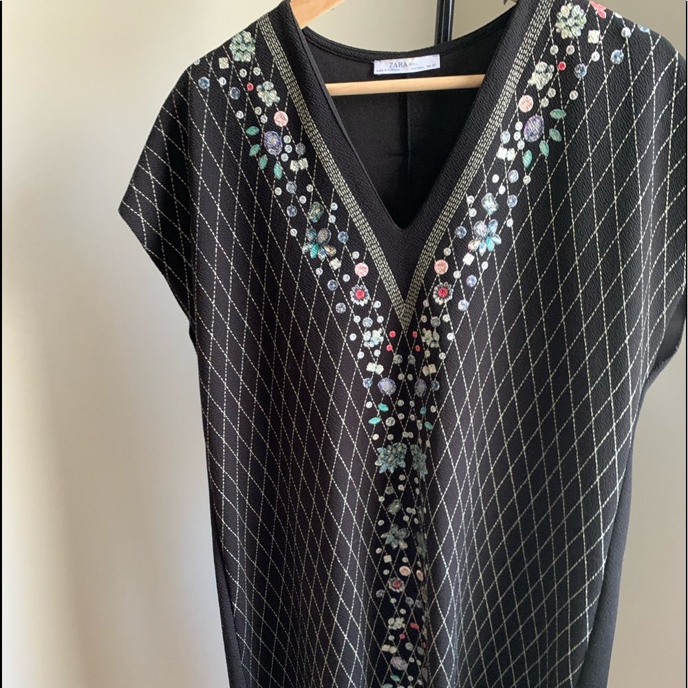 Zara dress perfect with high boots